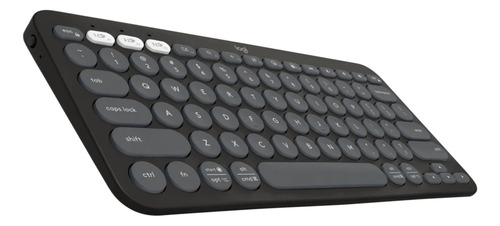 Teclado Bluetooth Logitech K380s Pebble Key 2 Grafite Preto Inglês Us