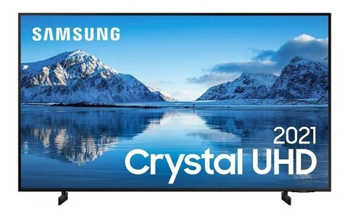 Imagem 1 de 6 de Smart Tv 4k 60'' Samsung Crystal 60au8000 Bivolt