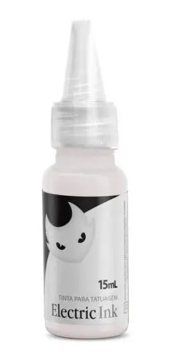 Tinta Electric Ink Tatuagem Tattoo 15ml - Cores Cor Branco Real