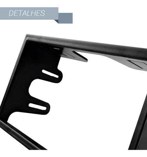 Moldura Universal Painel 2 Din Multimídia Mp5 Padrão Chinês