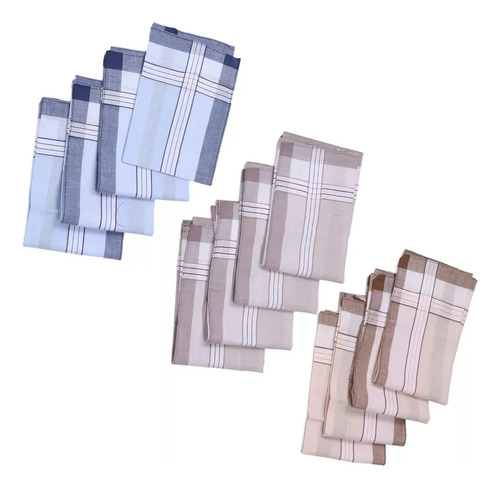 - 12 Pañuelos Algodón 40 Cm For Hombre, Pañuelos For P