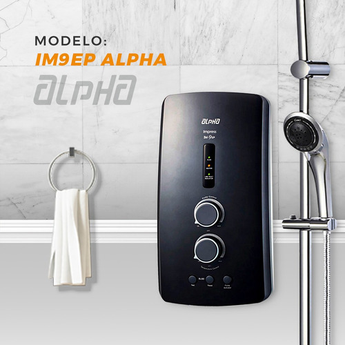 Ducha Española Metal Black Im9ep - Alpha