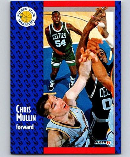 Fleer Basketball 69 Chris Mullin Golden State Warriors Tarje