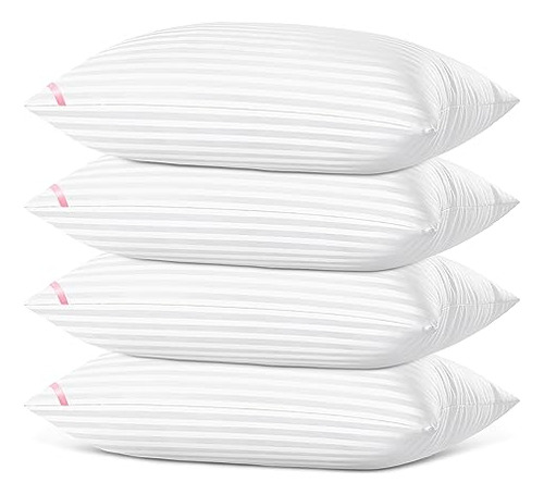 Bed Pillows For Sleeping 4 Pack Queen Sizepillows Fo...