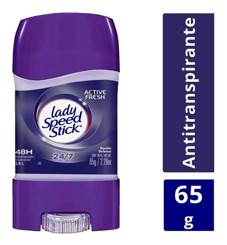 Antitranspirante Lady Speed Stick Double Defense Gel 65 Gr