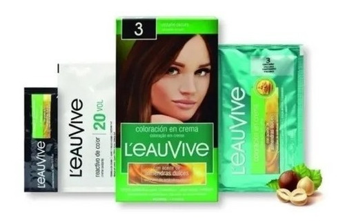 Tintura Para El Cabello L'eau Vive Kit Completo