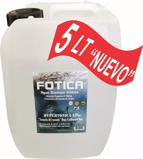 Agua De Mar Hipertonica Organica Bidon De 5 Lt Fotica