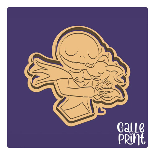 Cortador De Galletas Jack Y Zero Halloween En Produccion