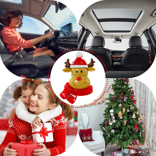 Decoración Navideña De Espejos De Coche Accesorios De Espejo