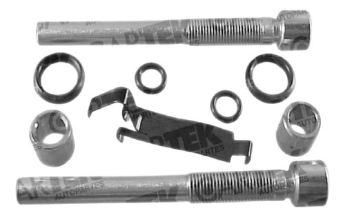 Kit Herrajes Balatas Tras Cv C3500 Pickup Rwd 7.4 1991 Ctk