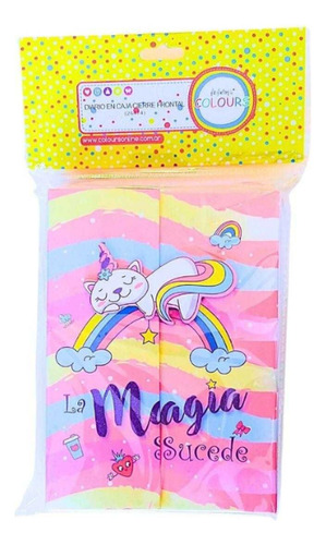 Diario Intimo Infantil La Magia Sucede 15x11 Educando Portada Rosa