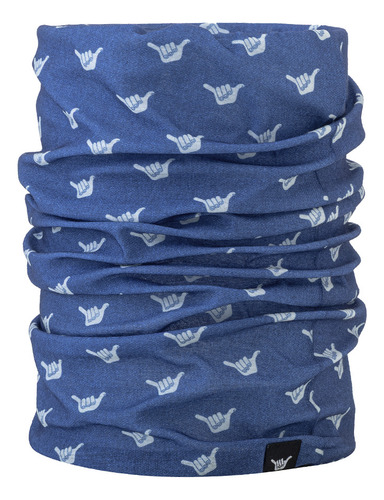 Cuello Hang Loose Multiuso Lodge Azul Solo Deportes Azul