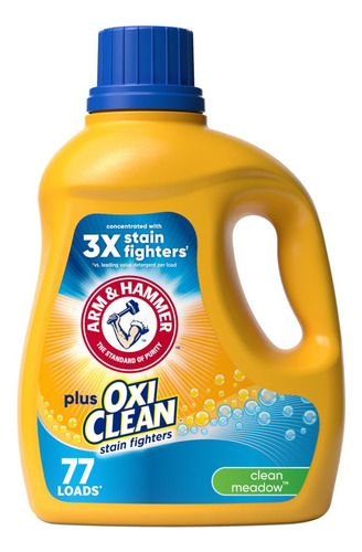Detergente Líquido Para Ropa Arm & Hammer Plus Oxiclean 2,97