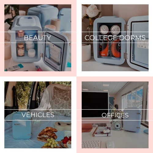 Imagen 8 de 8 de Mini Refrigerador 4l Portátil Cocina Auto Oficina Log-on