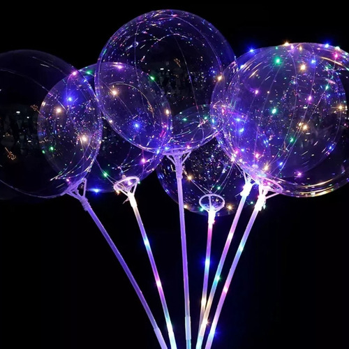. 10 Tiras Luces Led 3 Metros Decoracion P/ Globo Burbuja