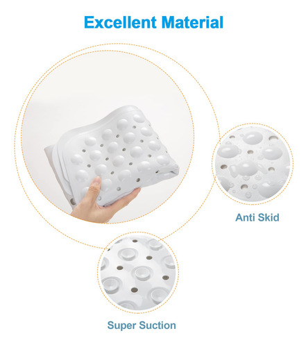 Amazerbath Alfombrilla De Bano Antideslizante De 40 X 16 Pul