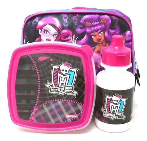 Lonchera Monster High School para niños