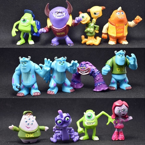 Figura Monsters University De 12 Piezas, Acción Figura Model