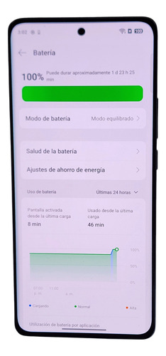 Telefono Oppo Reno10 256gb 8+4gb Ram Telcel/liberado Azul Claro (Usado)