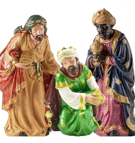 Imagem Os Três Reis Magos 30 Cm Inquebrável 
