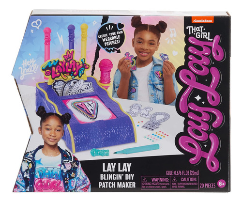 Just Play That Girl Lay Lays Blingin Diy Patch Maker, Juguet