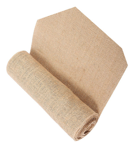Corredor De Mesa De Yute Natural, Cinta De Arpillera De Arpi