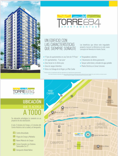 Imagen 12 de 14 de Se Vende Apto En Aqualina O Cesión Derechos Torre 694