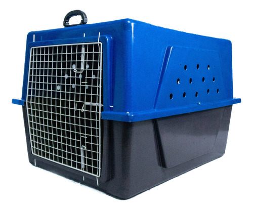 Caixa De Transporte Pet Para Viagens Aéreas Rafa Pet N5 Azul