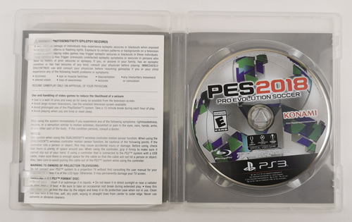 Pes 2018 Pro Evolution Soccer Ps3 * R G Gallery (Usado)