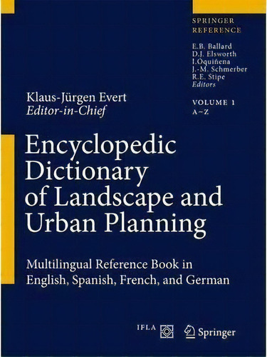 Encyclopedic Dictionary Of Landscape And Urban Planning, De Klaus-jurgen Evert. Editorial Springer Verlag Berlin Heidelberg Gmbh Co Kg, Tapa Dura En Inglés