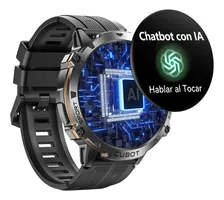 Smartwatch Cubot X3 Para Hombre Con Llamadas, Ia Y 100 Días De Batería Negro Mesh