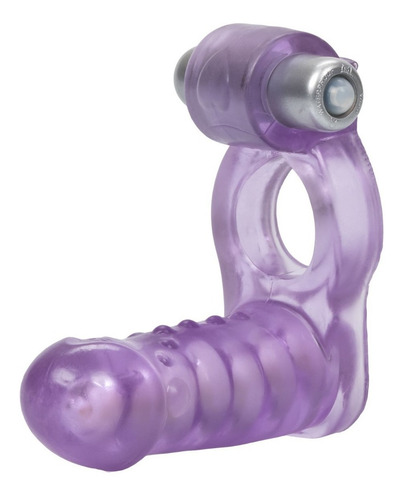 Imagen 2 de 10 de Anillo Vibrador Dildo Vertebrado Double Diver Penetración