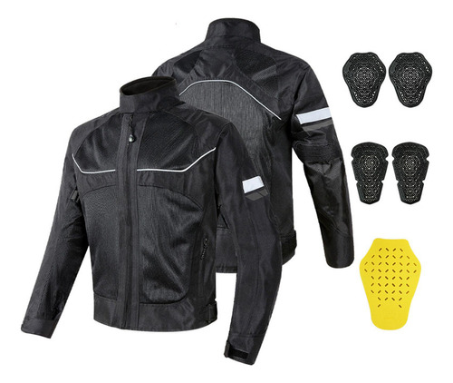 Chamarra De Motociclista Hombre Protecciones Body Armor