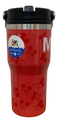 Termo Mickey 1928 Fun Kids Doble Pared 650 Ml