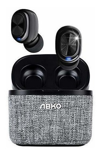 Abko - Auriculares Inalmbricos Autnticos Con Cuna De Tela,