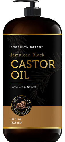 Brooklyn Botany Aceite De Ricino Negro Jamaicano Para Piel,