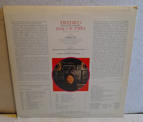 Tomita Firebird Vinyl Lp 1976 (Usado)