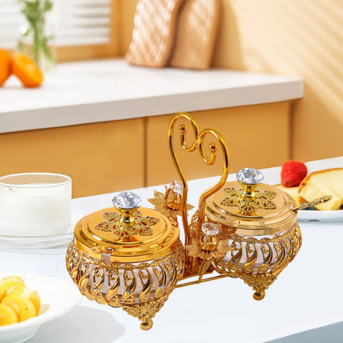 Light Luxury Cazoning Box Condiment Container Multifuncional