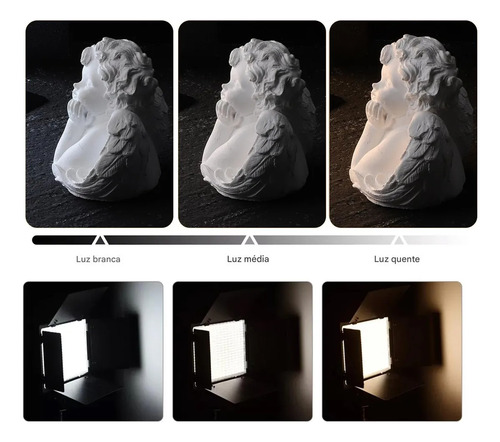 Iluminador De Led Ajustável Pro 600 110/127V