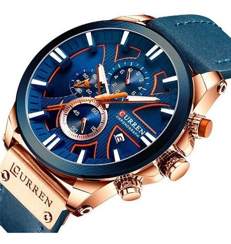 Reloj Casual Para Caballero Curren Cloud En Su Caja Original
