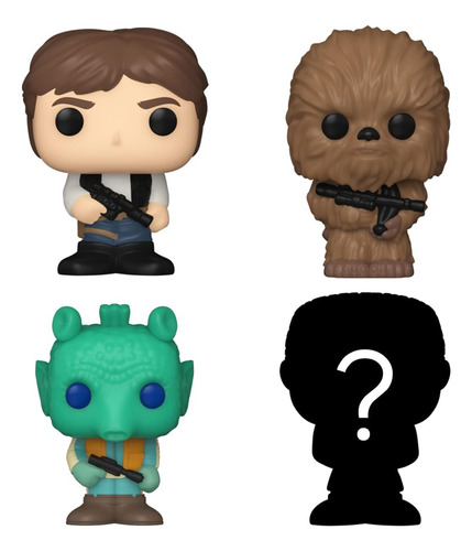 Bitty Pop Star Wars - Han Solo (4 Figuras)