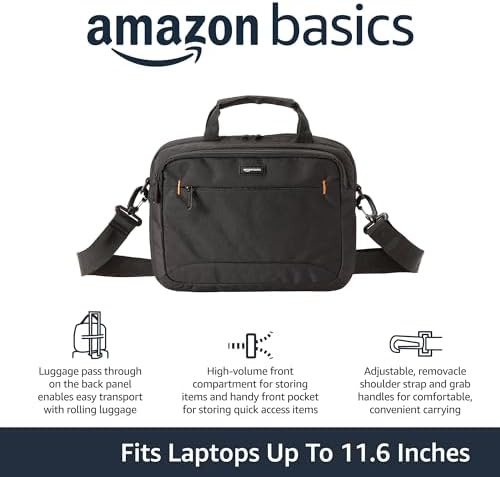 Basics - Bolso Bandolera Para Portátil Y Tableta iPad De 11,