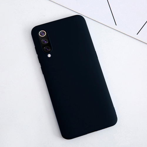 Funda Silicona Líquida Premium + Vidrio Galaxy M10 M20 M30