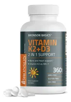Comprar Suplemento Bronson Basics De Vitamina K2 D3 5000 Ui (125 Mcg