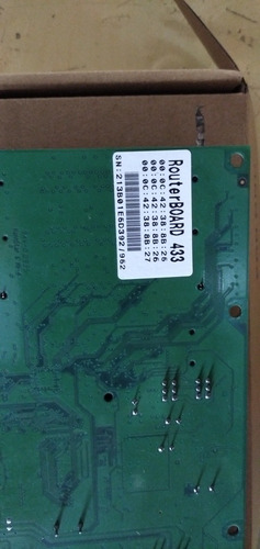 Mikrotik Rb433 Com Cartão Wi-fi E Cabo Pig Tail Usado