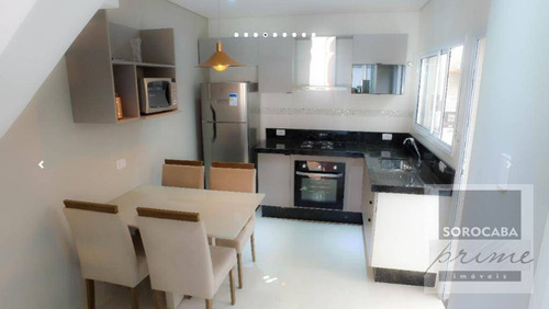 Imagem 4 de 9 de Sobrado Com 2 Dormitórios À Venda, 65 M² Por R$ 229.000 - Central Parque Sorocaba - Sorocaba/sp - So0167