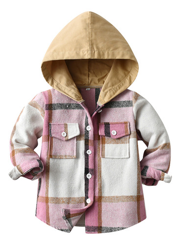 Chaqueta Casual De Franela Para Niños Y Niñas, Camisa De Oto