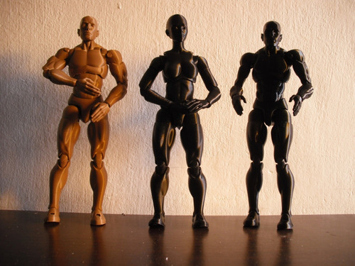 Imagen 3 de 10 de Maniquí Muñeco Articulado 24cm Para Dibujo Y Animación 3d