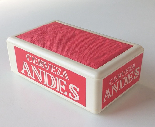 Andes Servilletero Rectangular Plástico Año 2000 (441)