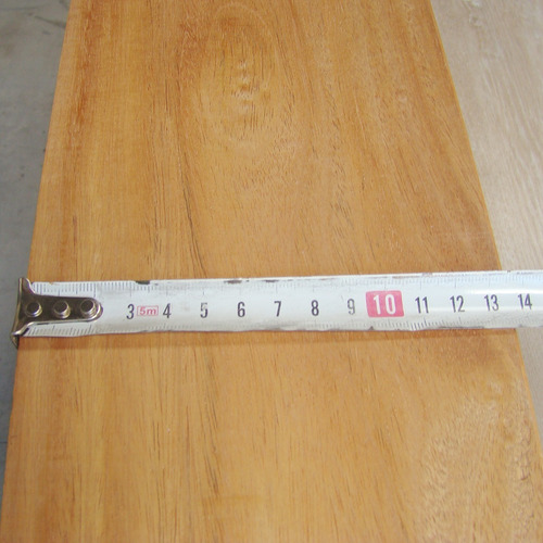 Imagen 2 de 4 de Piso De Madera Maciza De Viraró 13.5 Cm X 120 Cm X 20 Mm